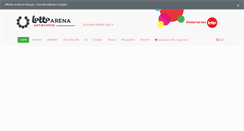 Desktop Screenshot of lotto-arena.be